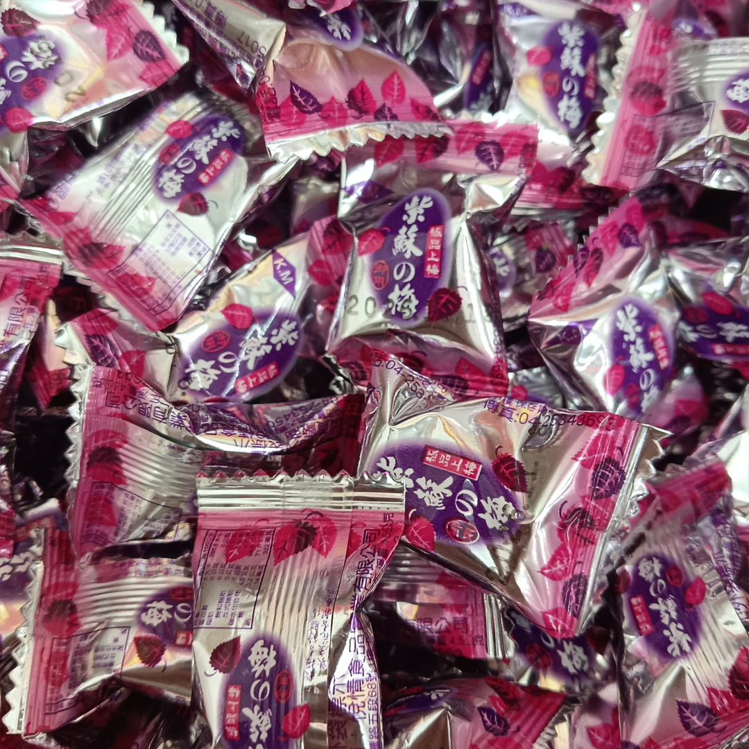 悅情紫蘇梅風味糖(每斤130元)