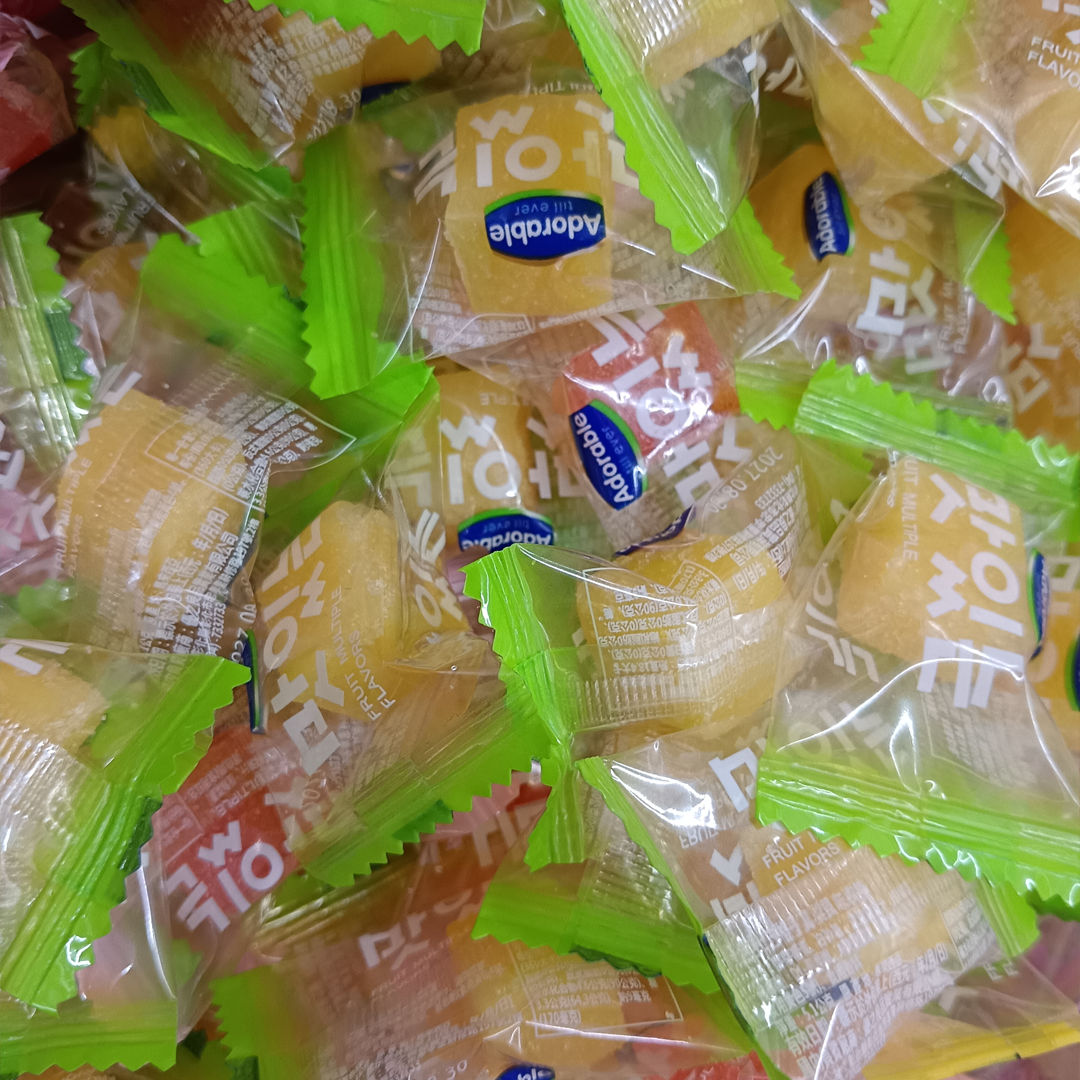 方格子綜合水果風味軟糖(每斤130元)