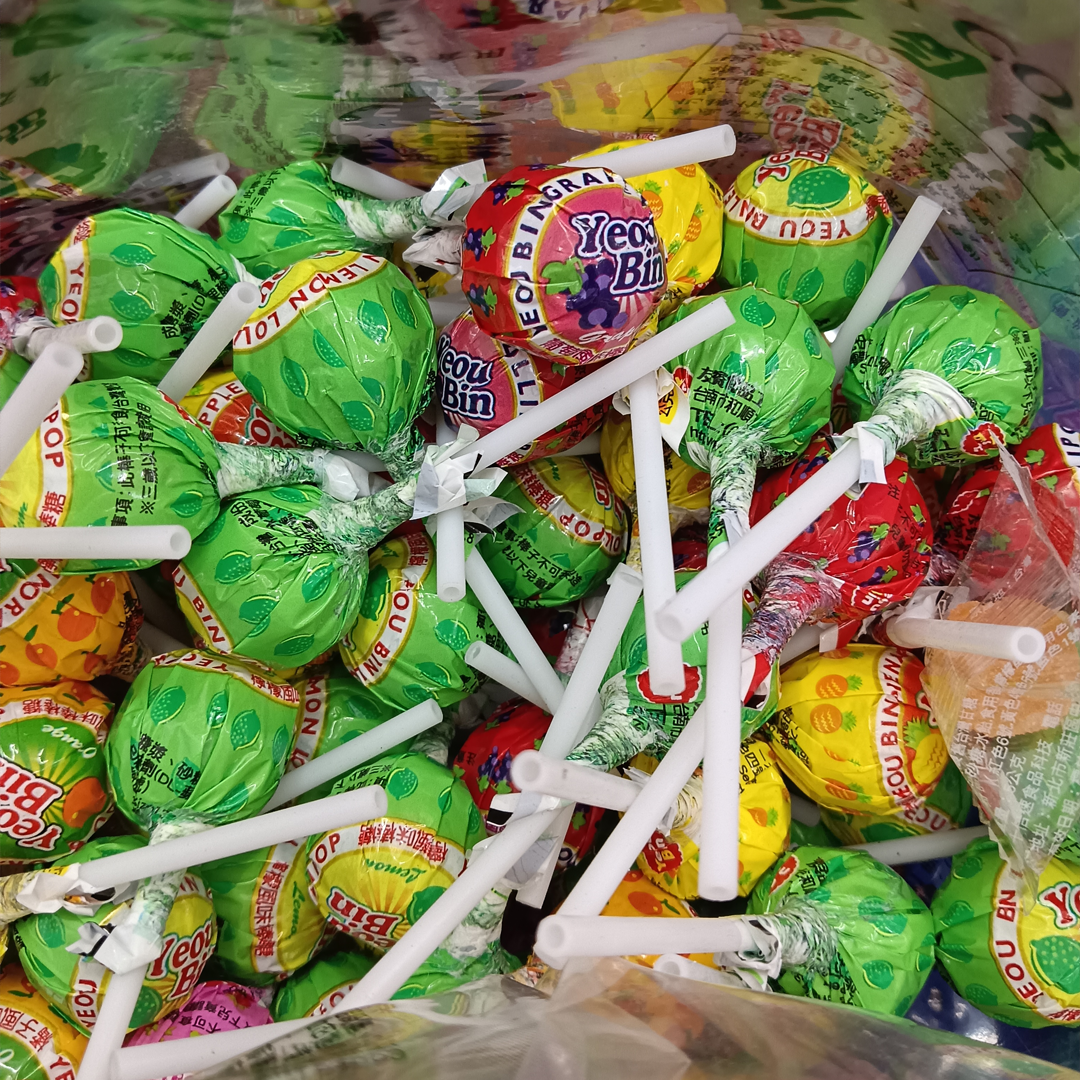 友賓綜合水果棒棒糖(每斤130元)